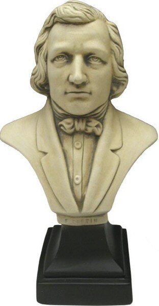 Chopin Bust 10.5" High